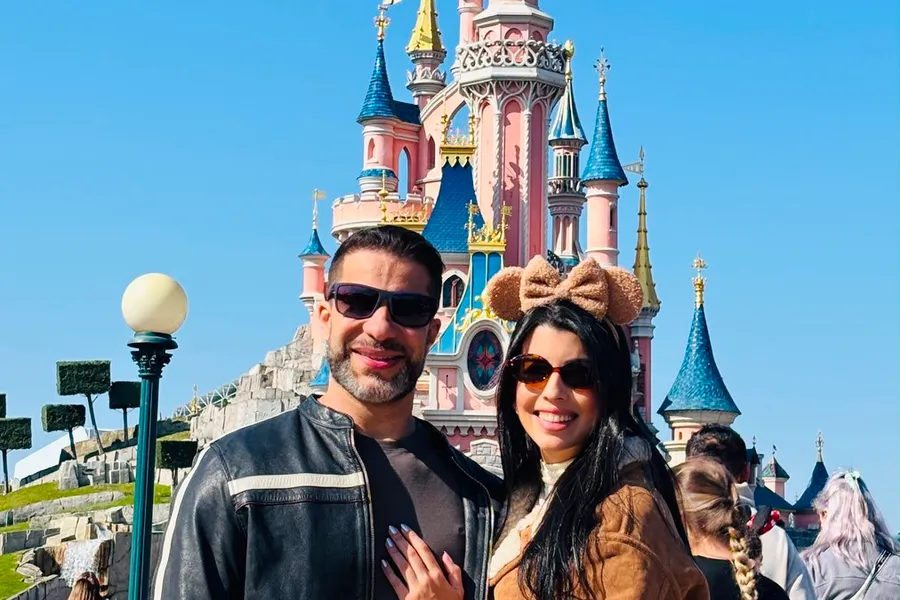 Momento mágico na Disneyland Paris